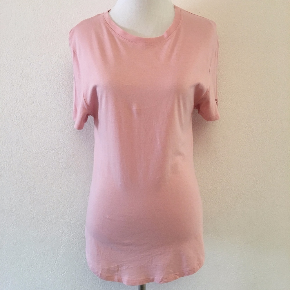 APL Pink Crewneck Short Sleeve T Shirt Size Medium
